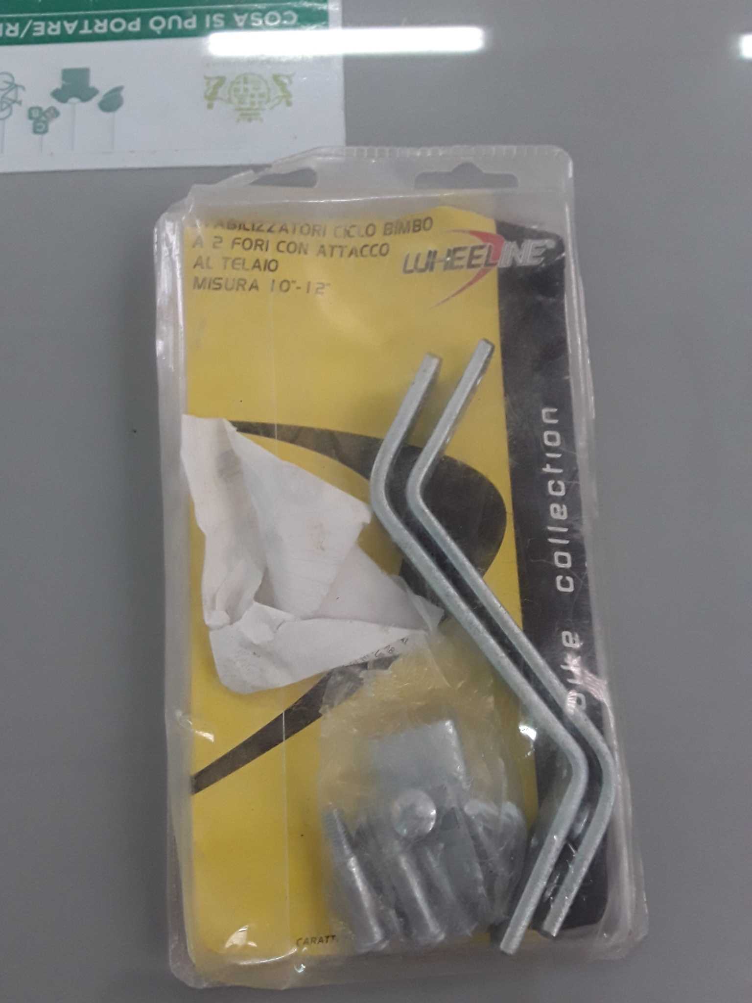 Staffe per rotelle bici bambino 