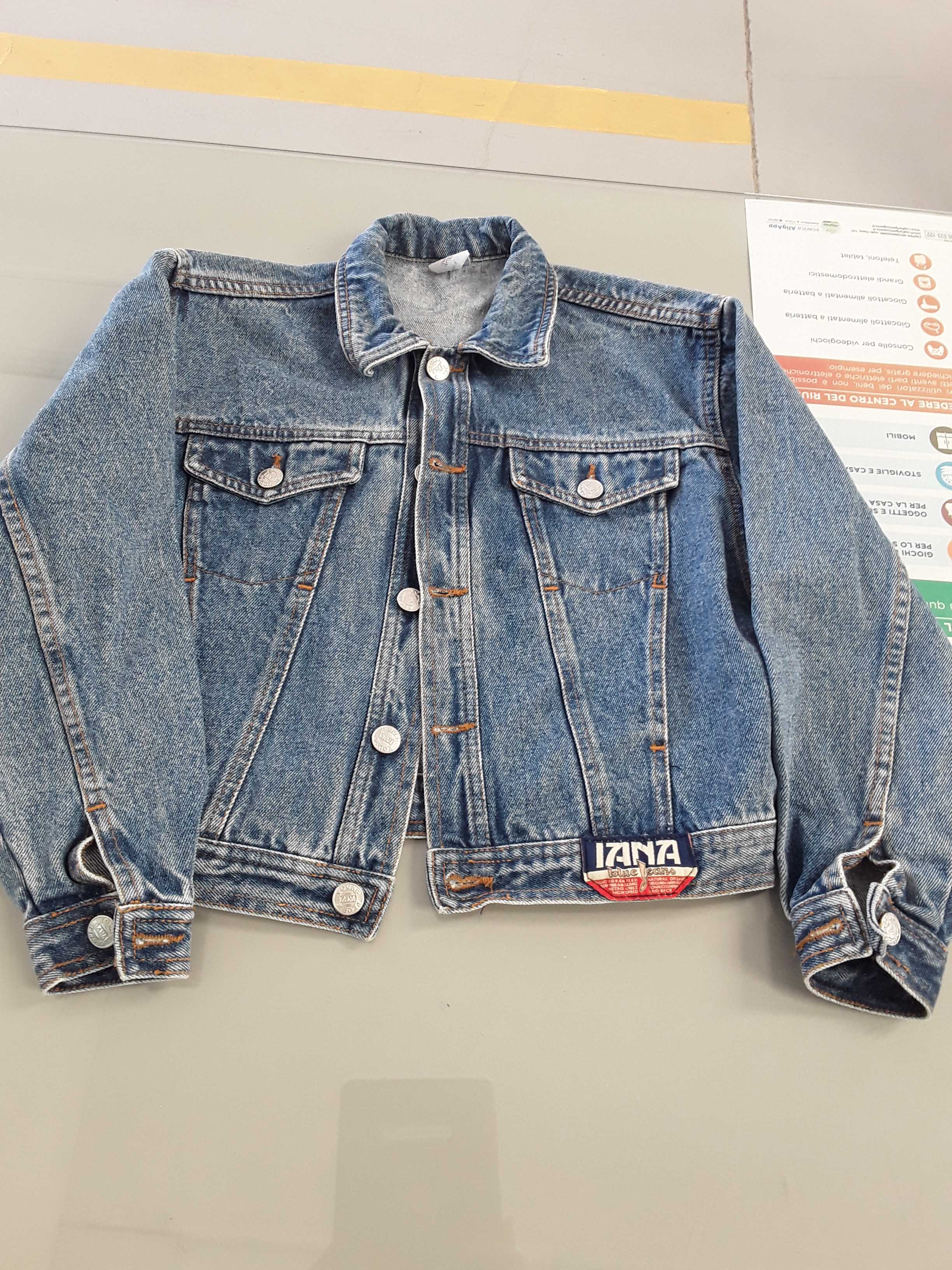 giubbino jeans tg. 9 anni