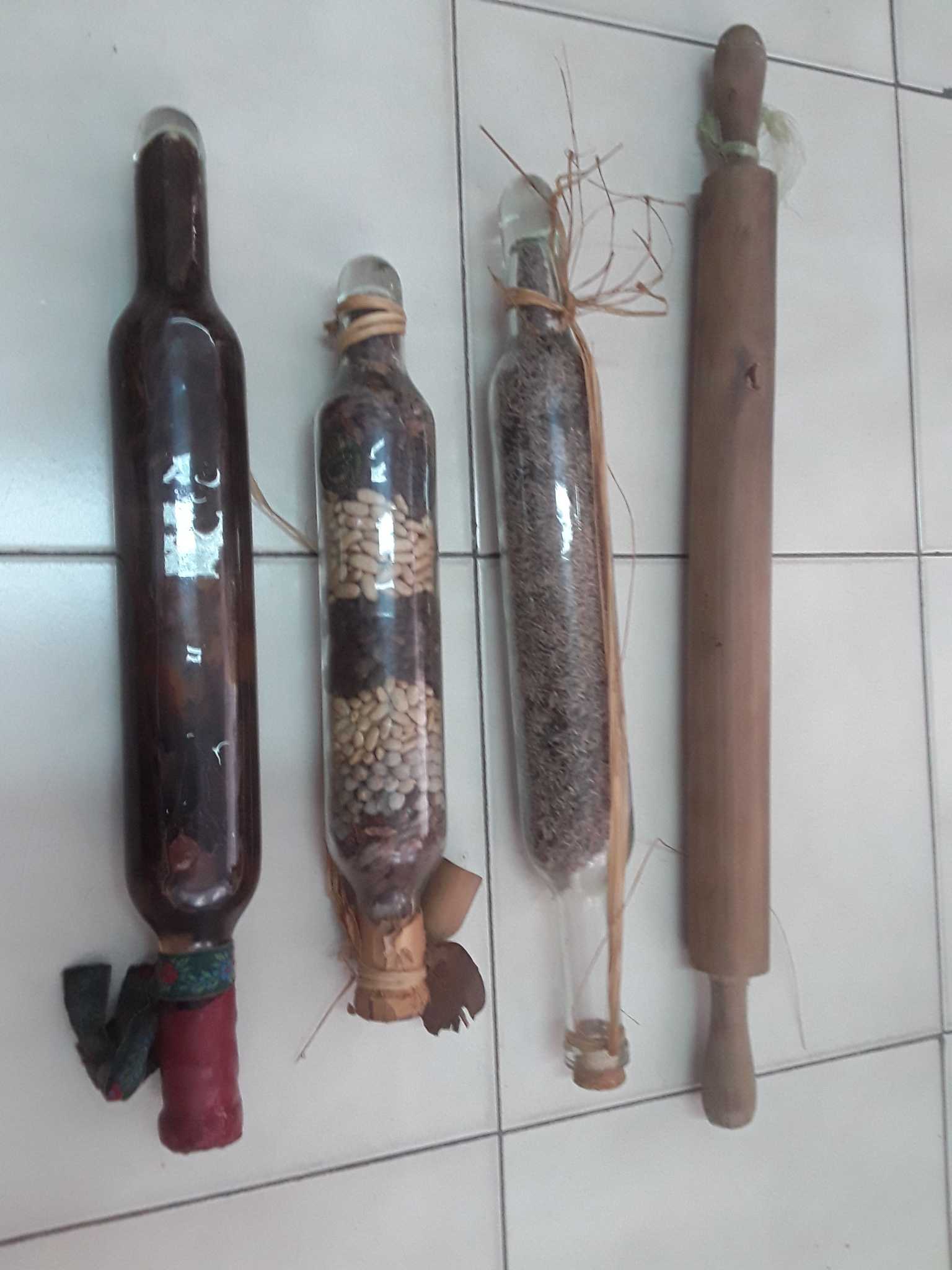 Decorazioni in vetro e legno 