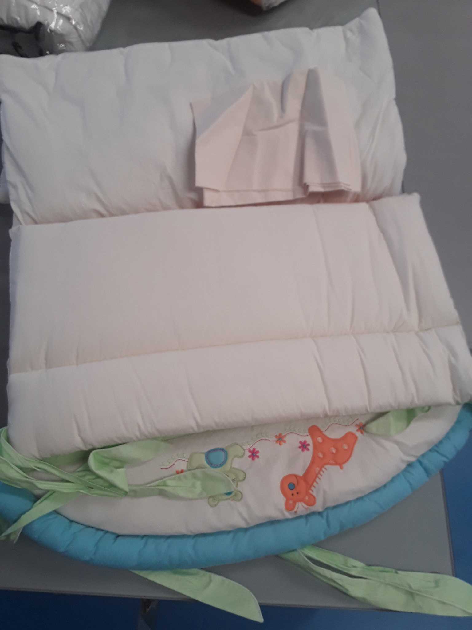 paracolpi+ piumino+ federina cuscino